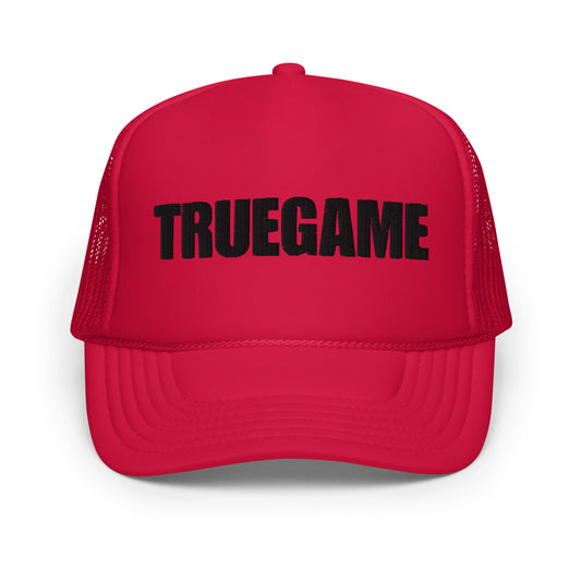 Red True Game Trucker w/ Black Logo