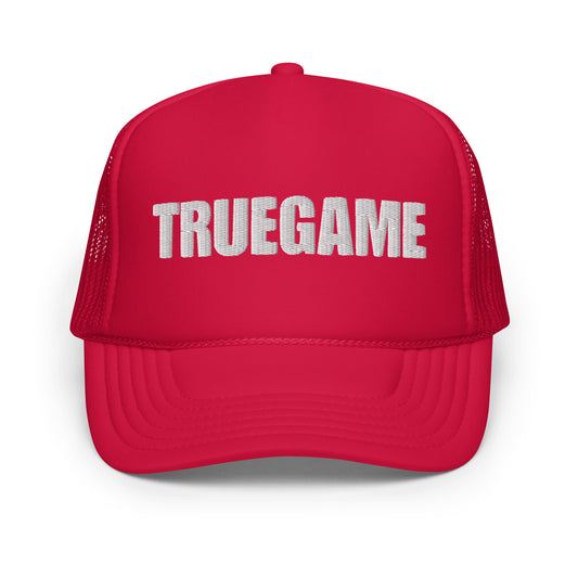 Red True Game Trucker w/ White Logo