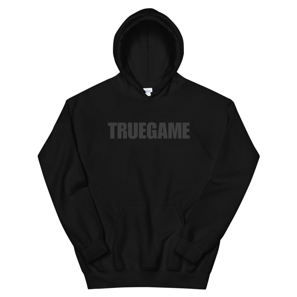 Black Print True Game Unisex Hoodie