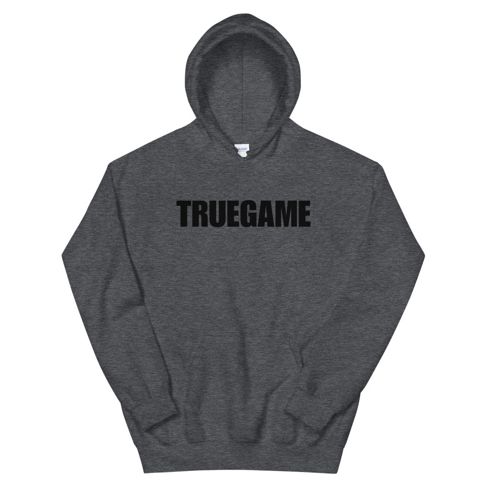 Black Print True Game Unisex Hoodie