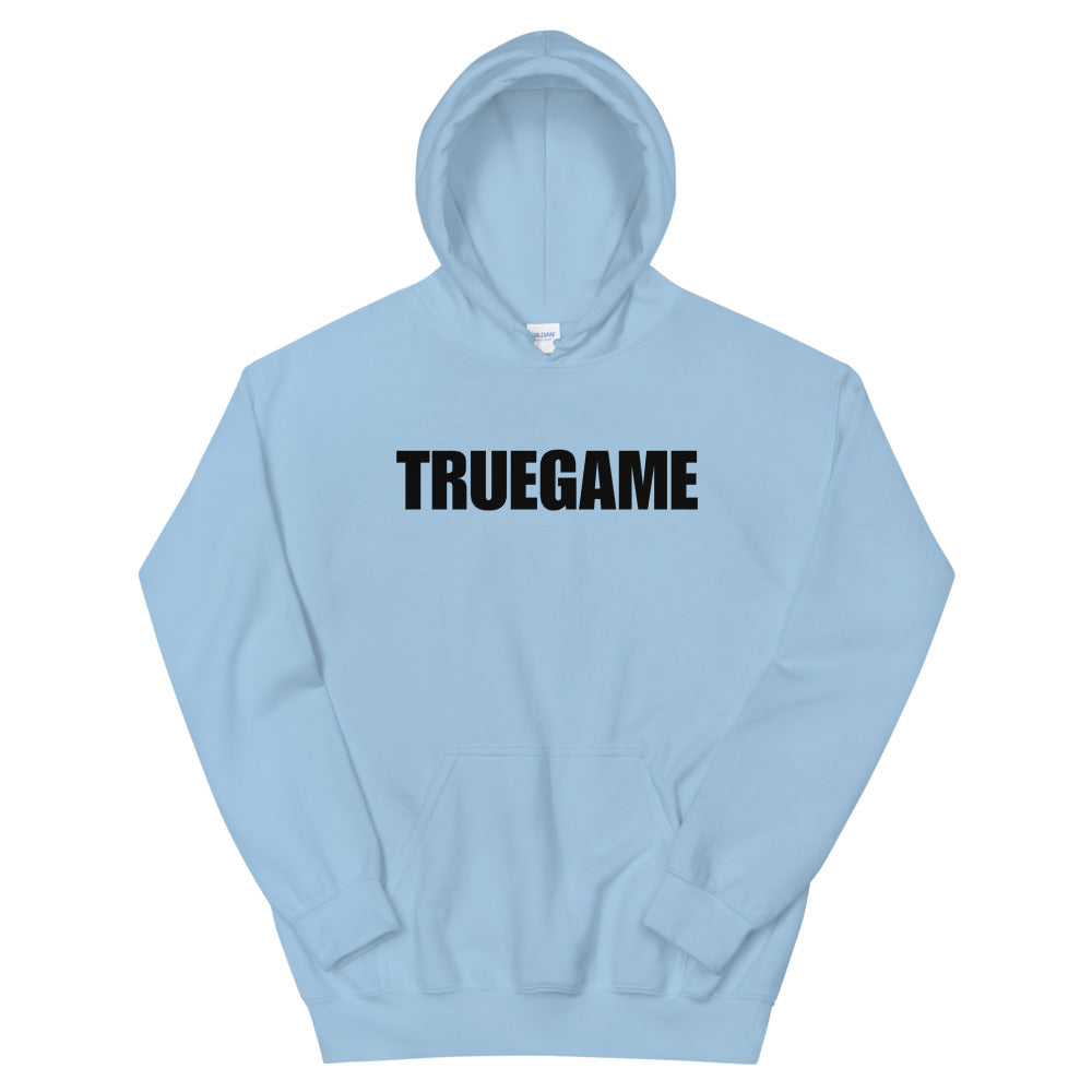 Black Print True Game Unisex Hoodie