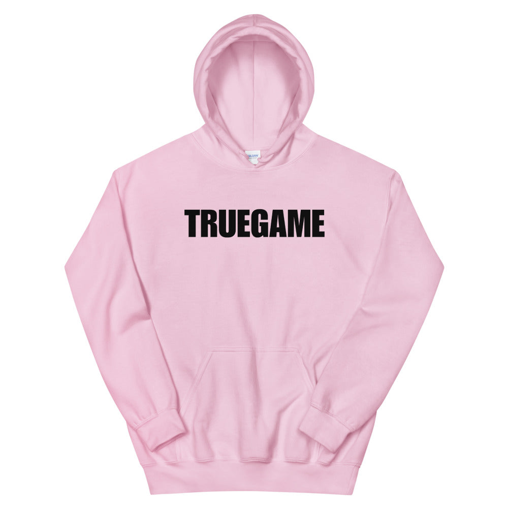 Black Print True Game Unisex Hoodie