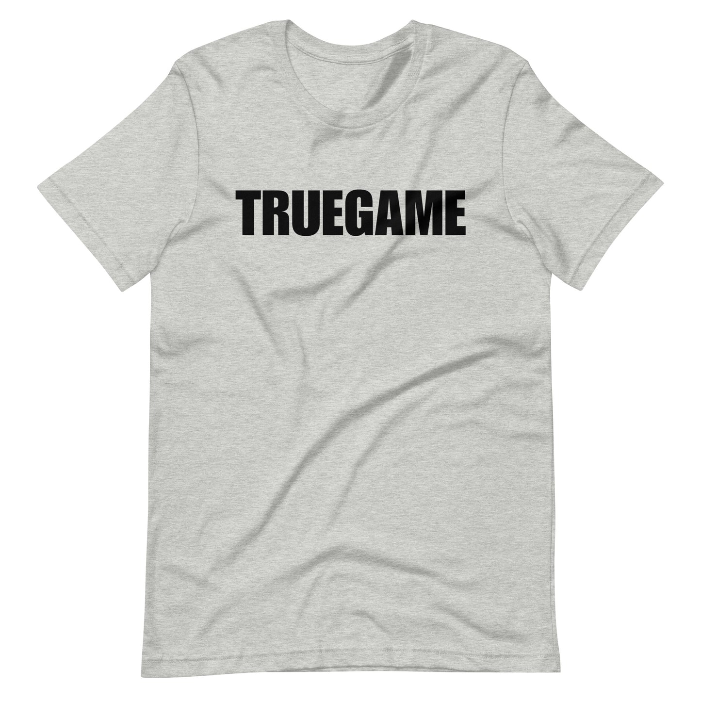 Black Print Short-Sleeve Unisex True Game T-Shirt