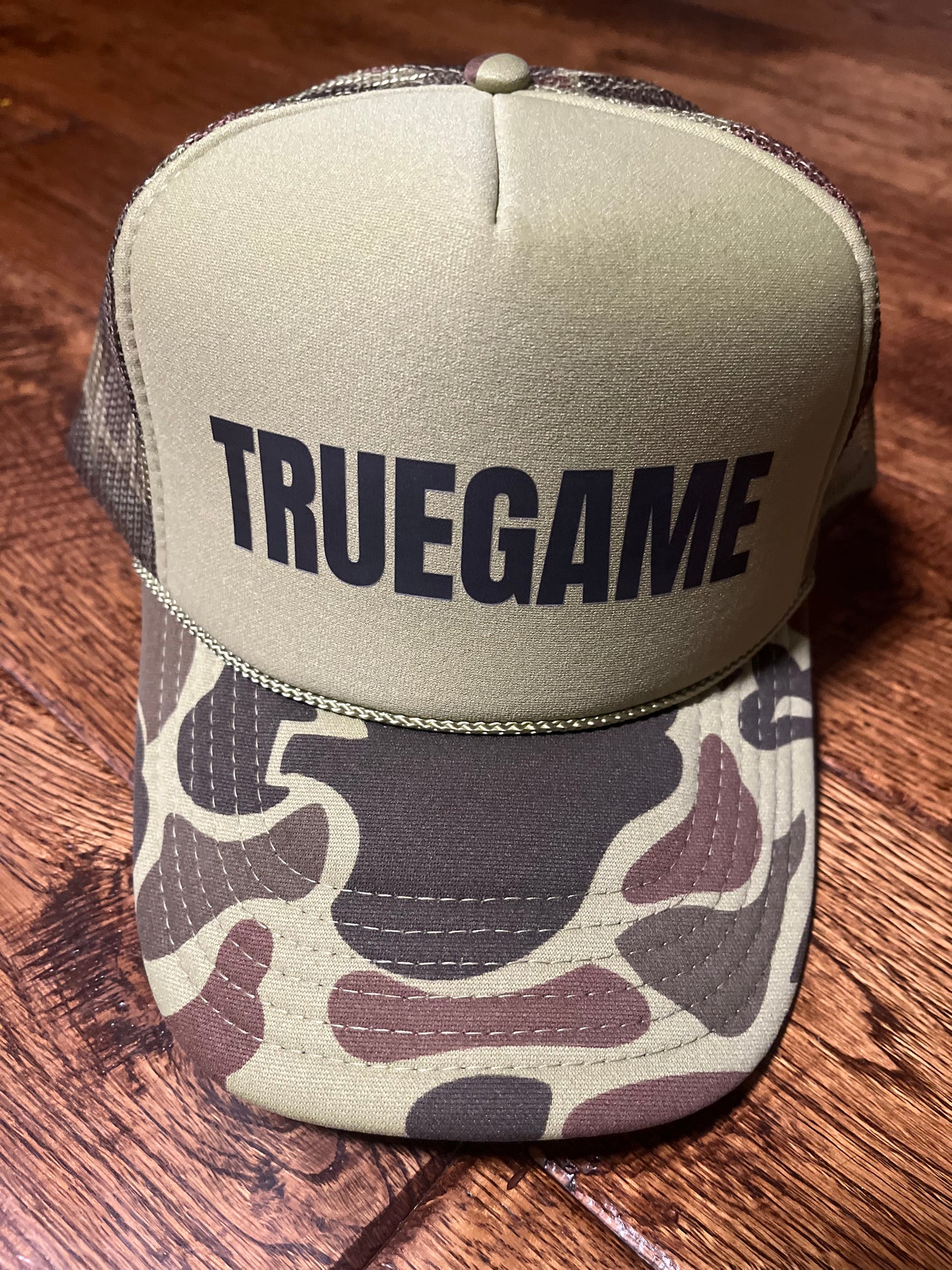 Woodland Camo True Game Trucker