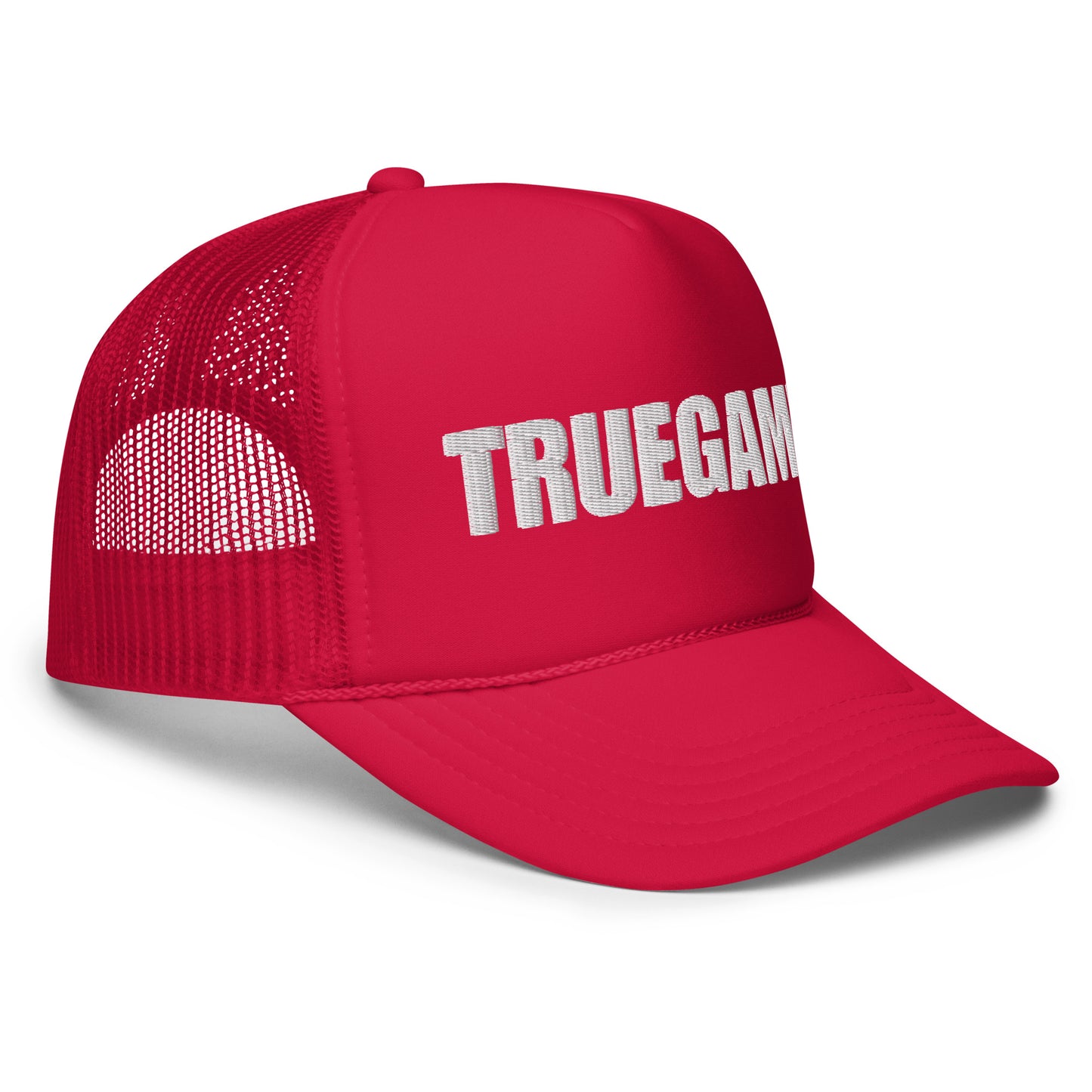 Red True Game Trucker w/ White Logo