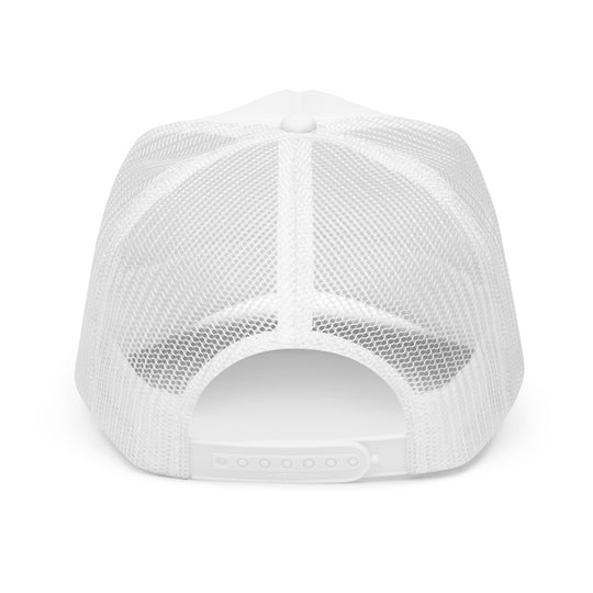 White True Game Trucker w/ Red/White Logo