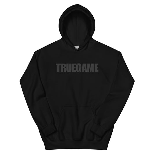 Black on Black True Game Unisex Hoodie