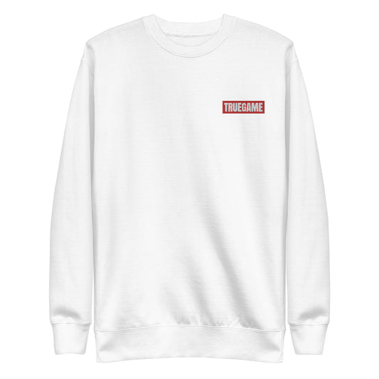White True Game Unisex Premium Sweatshirt